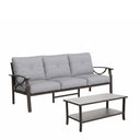 Patio Furniture Set with Coffee Table and Cushions for Backyard HouseOfZazla