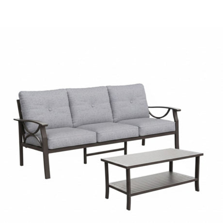Patio Furniture Set with Coffee Table and Cushions for Backyard HouseOfZazla