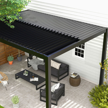 Louver Pergola Aluminium Frame & Louvers HouseOfZazla