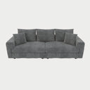 4 Seat Modern Comfy Upholstered Sofa Cloud Couch HouseOfZazla