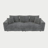 4 Seat Modern Comfy Upholstered Sofa Cloud Couch HouseOfZazla