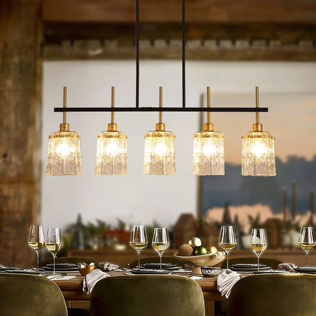 Modern Farmhouse 5-Light Dining Room Chandelier HouseOfZazla