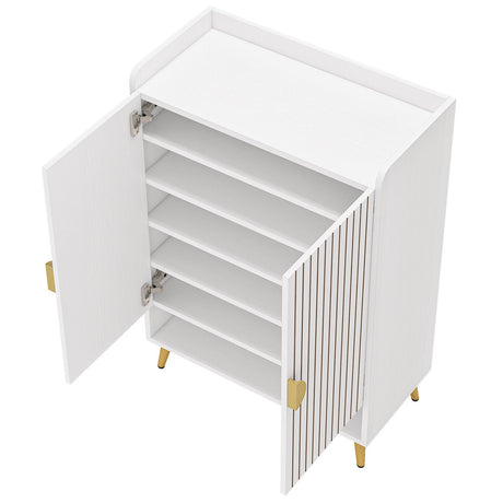 Shoe Cabinet With Doors, 7 Tier Storage Organizer HouseOfZazla