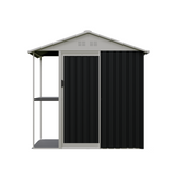 6 x 4 Ft Outdoor Storage Shed with Rack