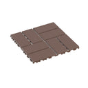 Plastic Interlocking Deck Tiles Patio Deck Tiles Waterproof Outdoor Use HouseOfZazla