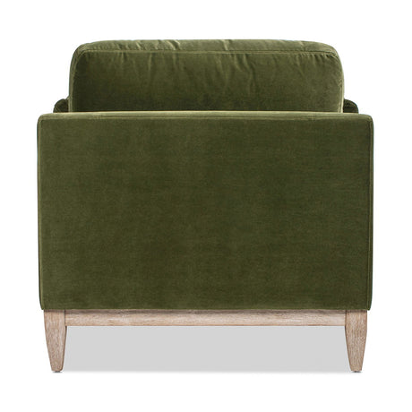 Pasadena - Wide Modern Farmhouse Accent Arm Chair - Olive Green HouseOfZazla
