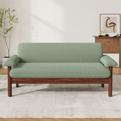 Loveseat Sofa 2 Seater Couch with Armrest Pillows HouseOfZazla