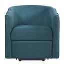 Power Lift Recliner Barrel Shape Reclining Chair With Footrest And Side Pocket HouseOfZazla