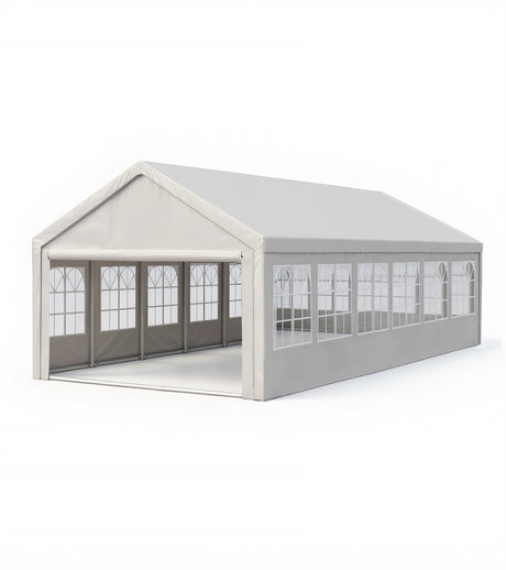 20'x40' Carport Car Canopy Party Tent with Removable Sidewalls HouseOfZazla