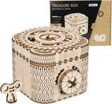 3D Wooden Treasure Box Puzzle Kit for Creative DIY Fun WoodArtSupply