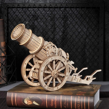 3D Mechanical Catapult Wooden Puzzle Kit for Adults and Kids - Engaging DIY Craft and Brain Teaser WoodArtSupply