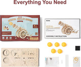 3D Mechanical Catapult Wooden Puzzle Kit for Adults and Kids - Engaging DIY Craft and Brain Teaser WoodArtSupply