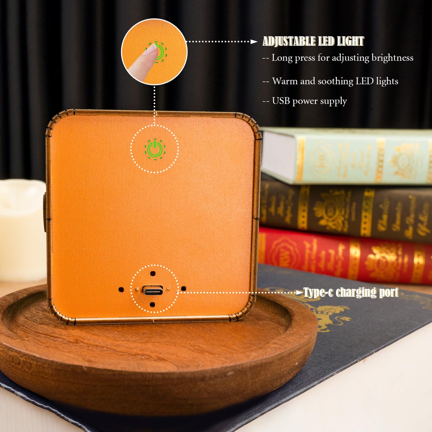 3D Puzzle Nightlight (Beautiful Forest) 3D Wooden Puzzles for Adults DIY Crafts for Adults Halloween/Christmas Decorations/Gifts for Family and Friends WOODBESTS