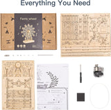 Vintage Ferris Wheel Wooden Music Box 3D Puzzle Kit for Adults WoodArtSupply