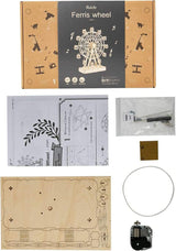 Hand Crank Music Box 3D Wooden Puzzle - DIY Craft Kit for Creative Fun WoodArtSupply