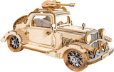Vintage Car 3D Wooden Puzzle DIY Model Kit - Perfect Craft Gift for Collectors WoodArtSupply