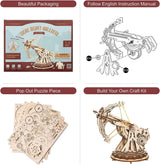 DIY Catapult 3D Wooden Puzzle Model Kit for Adults and Teens WoodArtSupply