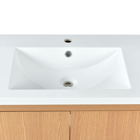 Bathroom Vanity Set With Sink, Combo Cabinet, Bathroom Storage Cabinet, Solid Wood Frame HouseOfZazla