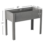 Raised Garden Bed With Legs, Elevated Planter Box For Outdoor Plants