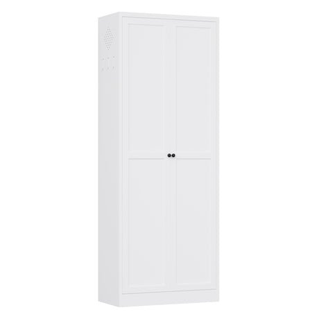 Kitchen Pantry Cabinet With Doors, Heavy-Duty Freestanding Storage Organizer HouseOfZazla