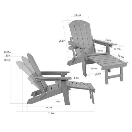 2-Piece All-Season Outdoor Lounge Chairs For Patio Leisure & Garden Relaxation Moments HouseOfZazla