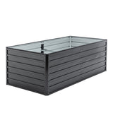 6x3x2 FT Metal Raised Garden Bed for Outdoor Gardening