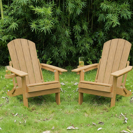 2-Piece All-Season Outdoor Lounge Chairs For Patio Leisure & Garden Relaxation Moments HouseOfZazla