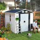 Campcraft 8x6 FT Outdoor Metal Storage Shed HouseOfZazla