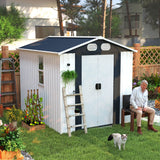 Campcraft 8x6 FT Outdoor Metal Storage Shed