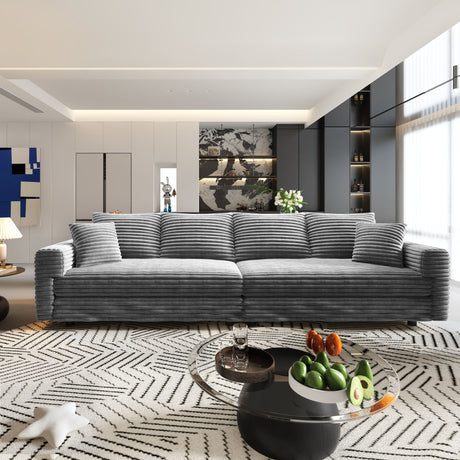 4 Seat Sofa, Deep Seat Couches With Soft Pillows HouseOfZazla