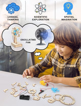 4-in-1 STEM Wooden Puzzle Kits for Kids Age 8-12 - Build & Learn with 3D Models WoodArtSupply