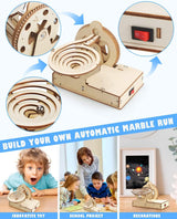 4-in-1 STEM Wooden Puzzle Kits for Kids Age 8-12 - Build & Learn with 3D Models WoodArtSupply