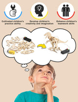 4 Pack Dinosaur Toys for Kids, STEM Kit, Boys Toys Age 8-10 Years Old, Assembly 3D Wooden Puzzle, DIY Educational Science Building WoodArtSupply