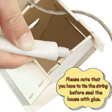 DIY Bird House and Wind Chime Craft Kit – 4 Pack Wooden Arts Set for Kids WoodArtSupply