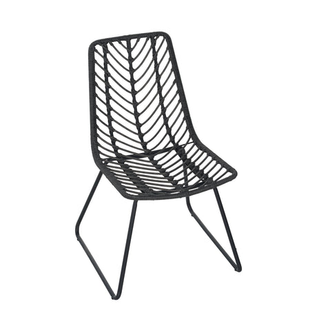 DEJA Chair 2PCS with 2 Cushions, Gray HouseOfZazla