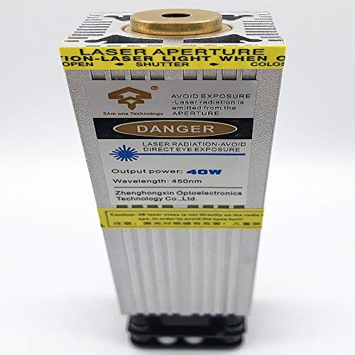 (40) Laser Head, Blue Laser Module, Ultra-Fast Engraving of Stainless Steel and Oxidized Metal, high Transmittance, with PWM TTL Nother