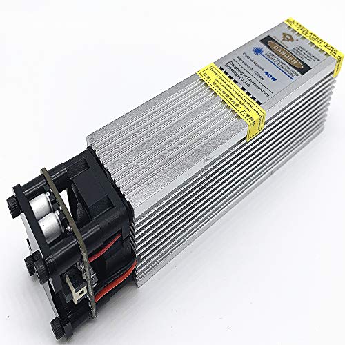 (40) Laser Head, Blue Laser Module, Ultra-Fast Engraving of Stainless Steel and Oxidized Metal, high Transmittance, with PWM TTL Nother