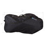 EarthLite Portable Massage Chair Package Vortex - Portable, Compact, Strong and Lightweight incl. Carry Case, Sternum Pad & Strap (15lbs), Black EarthLite