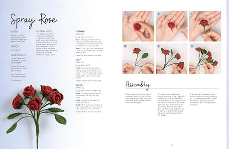 Crochet A Flower Bouquet: 35 crochet patterns for handmade flowers and foliage WoodArtSupply