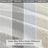 Comfort Spaces White Twin Duvet Cover Set - 2 Pieces Breathable Dotted Weave Texture Duvet Sets, Modern Farmhouse Boho Duvet Cover & Sham, All Season Twin Bed Set, Twin/Twin XL White Comfort Spaces