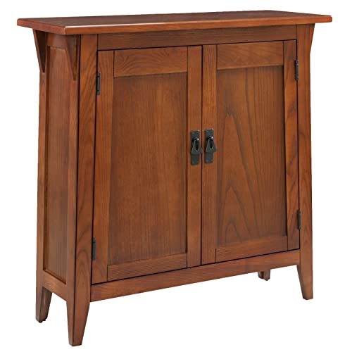 Leick Favorite Finds Storage Cabinet Hall Stand Oak - WoodArtSupply