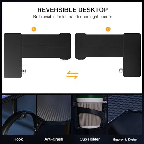 Acrolix 71 Inch L Shaped Standing Desk Adjustable Height,Gaming Electric Corner Standing Desk, Sit Stand Computer Table with Reversiable Splice Board, Black Carbon Acrolix