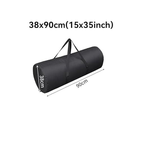 Konsilsa Japanese Floor Mattress Futon Storage Bag,Oxford Cloth Protective Cover with Handles Futon Storage Bag, Storage Solution for Mattress(38x90cm(15x35inch)) Konsilsa