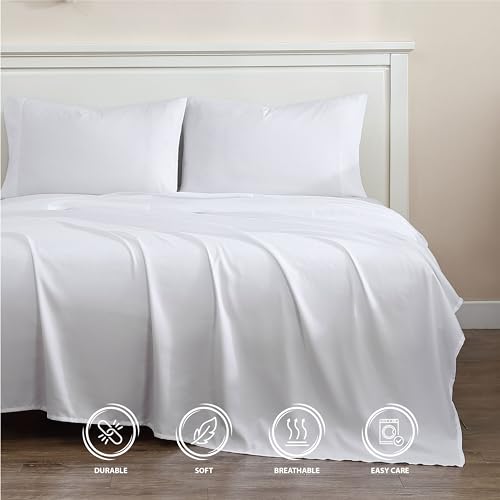1888 Mills Twin Sheet Set – 3 Piece Bedding – Soft and Shrinkage Resistant Deep Pockets True Classic Microfiber Bed Sheet Set (Tan, Twin) 1888 Mills