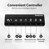 Agilestic 59 Inch L Shaped Standing Desk Adjustable Height, Electric Corner Standing Desk, Sit Stand Computer Table with Splice Board, White Agilestic