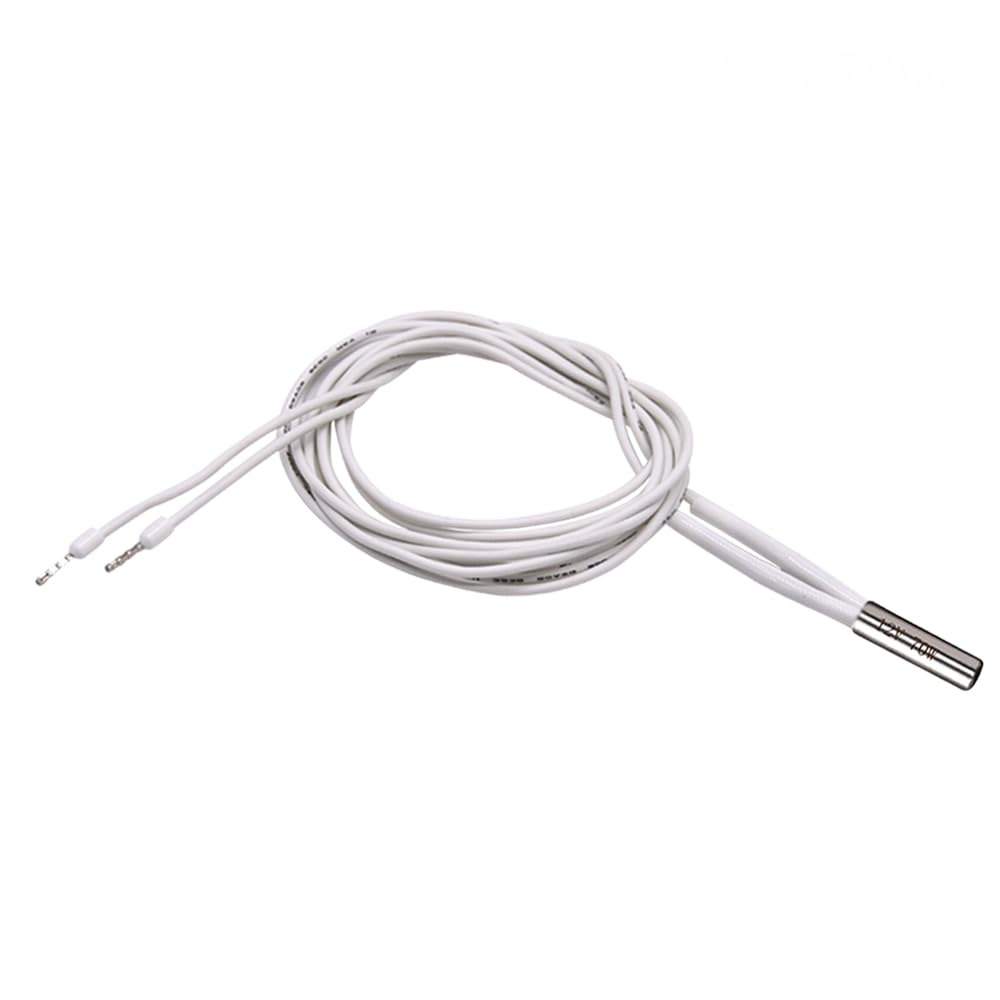 Creativity 12V 70W Right Angle Heater Cartridge Heating Tube, 3D Printer 12 Volt Upgrade to 500°C, Compatible with MK8 Extruder V6 Hotend PT100 Volcano 3D Printer (12V70W Heater) Creativity