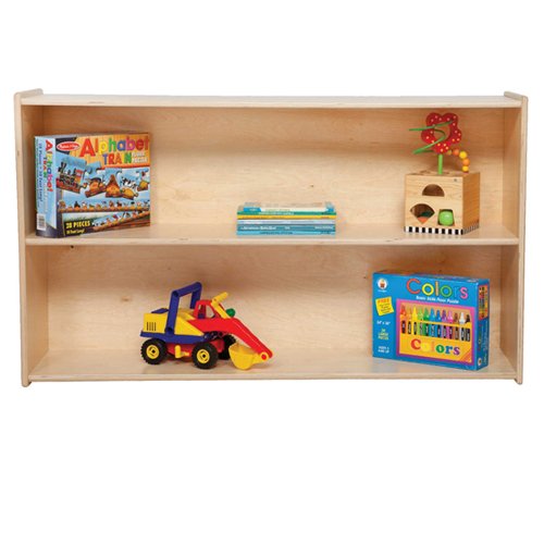 Contender 2 Shelf Horizontal Bookcase (48" Width) |Montessori Shelf - Toy Storage Organizer, Arts, Crafts & Supplies Storage Unit | for Home, Office, Classroom, Daycare Contender