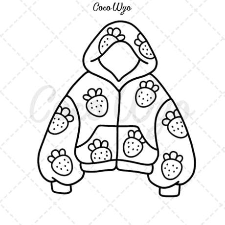 Fashion Vibes: Coloring Book for Adults and Teens, Bold and Easy Designs for Relaxation Featuring Cute Clothing (Bold & Easy Coloring) Coco Wyo LLC
