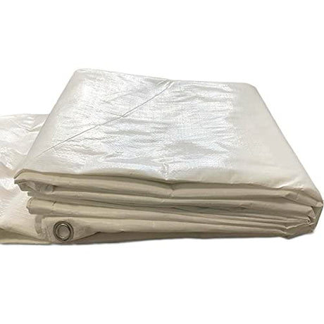 Moose Supply 20' x 40' Economy Sidewall Kit for Canopy Tent, Complete Set of (6) White 20' Foot Heavy Duty Side Walls for 8' Foot Height Party Frame and Outdoor Canopy Pole Tents, Tent Not Included Moose Supply
