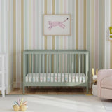 Davinci, Birdie 3-in-1 Convertible Crib, Light Sage, Easy Assemble, Greenguard Gold Certified DaVinci